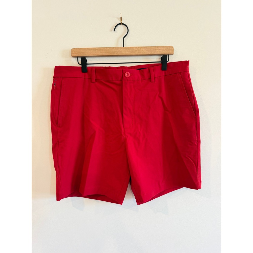 Vineyard Vines OTG On-The-Go Shorts Mens 36 Red Performance Golf Stretch Tech